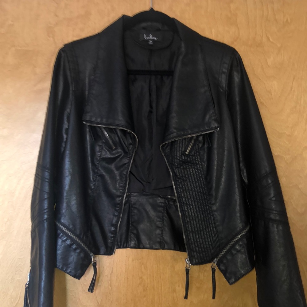 Lulu’s Faux Leather Moto Jacket